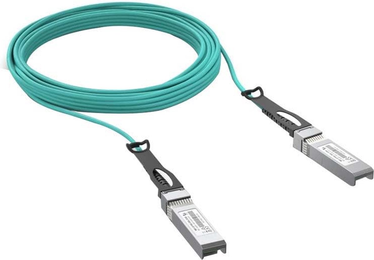 Ubiquiti Networks UACC-AOC-SFP10-10M Glasvezel kabel SFP+ Aqua-kleur