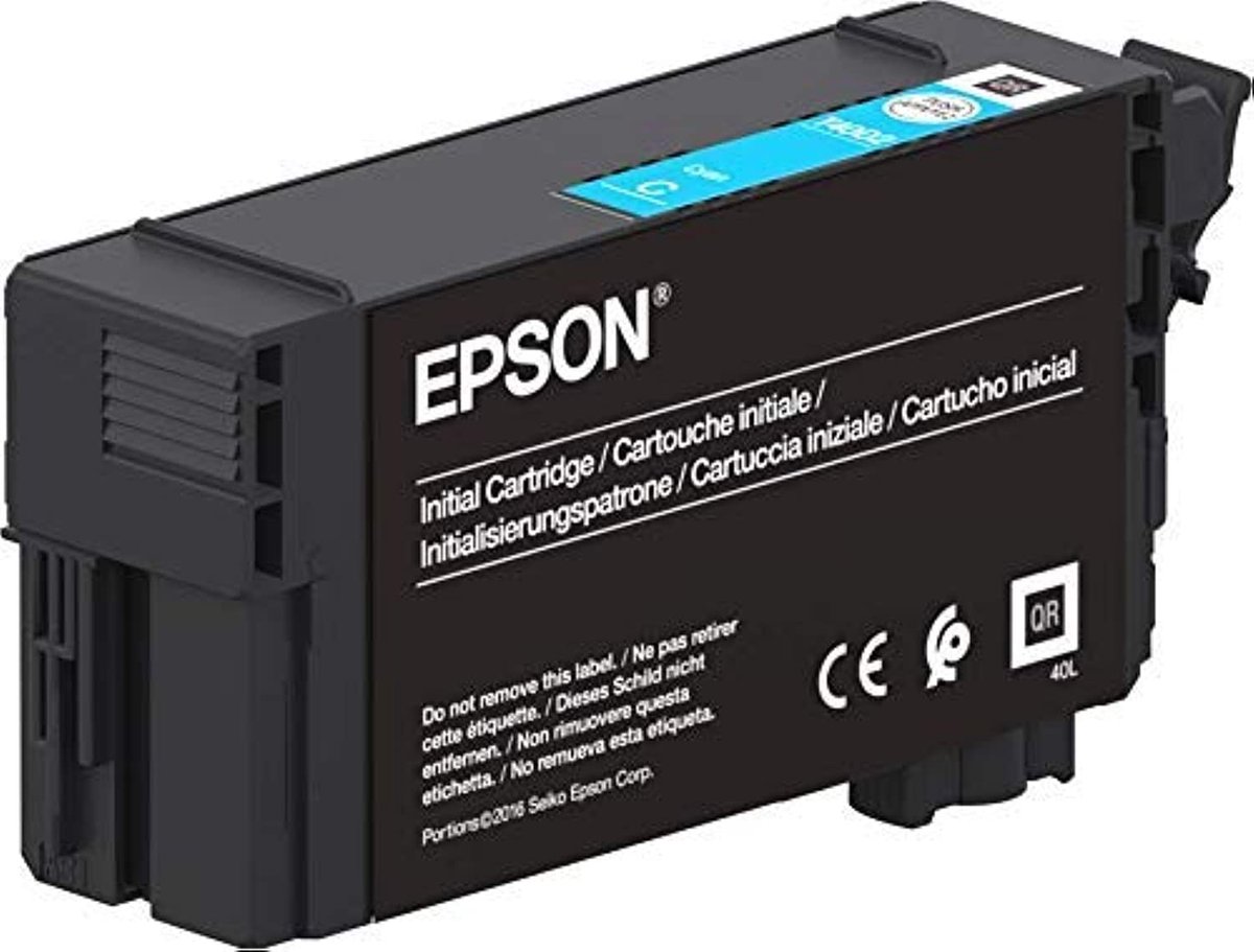 Epson enkele verpakking UltraChrome XD2 cyaan T40D240 (50 ml)
