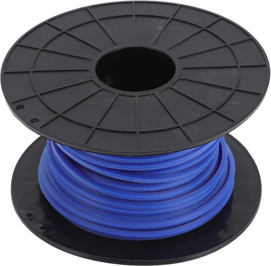 Foto: Trimmerlijn 40 mm dikte nylon vierkante draadtrimmerlijn commerci le veldmaaier hulpgereedschap blauw