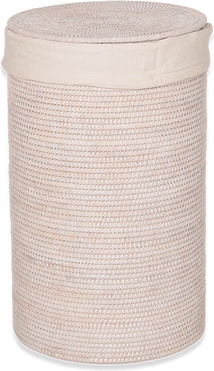Goedkoopste Wasmand Cilinder - BASKET WB, licht rotan.