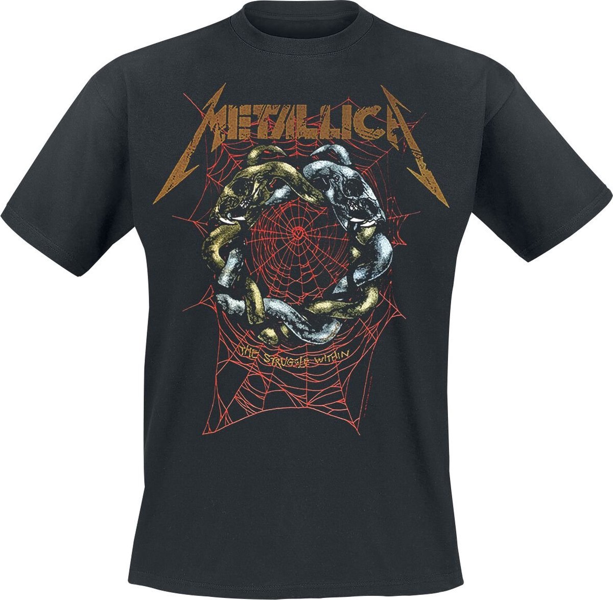 Metallica - Ruin/Struggle Heren T-shirt - 2XL - Zwart