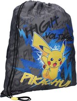 Pokemon Gymtas - Zwemtas - 40 cm - Zwart - Voor Kinderen