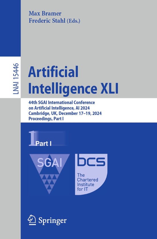 Springer Nature Proceedings Computer Science 1 - Artificial  ... - cover
