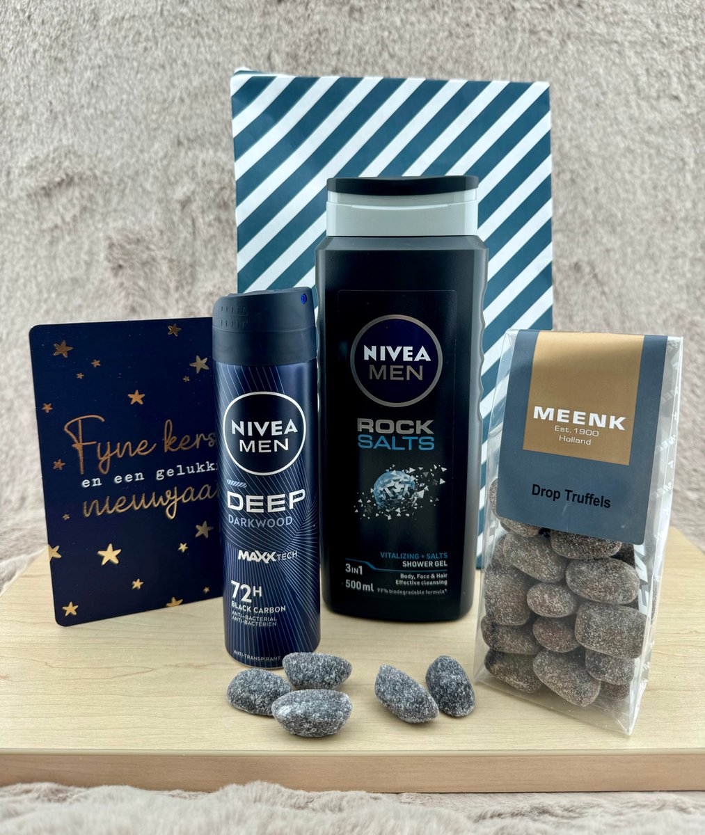 Goedkoopste Heren Kerst•Cadeaupakket Nivea Rock• - Leuk om cadeau te geven - Perfect Gifts