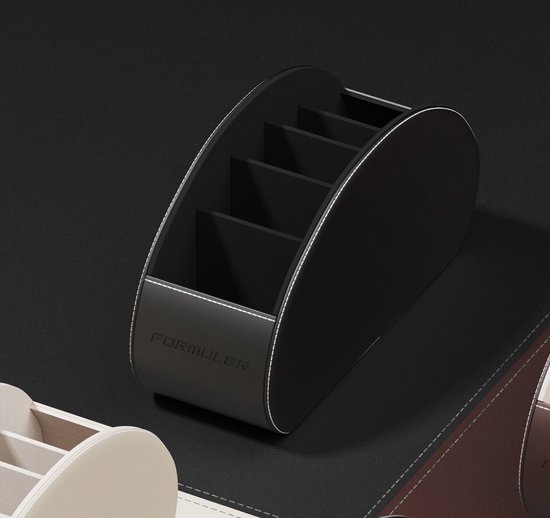 Organisateur de Télécommandes Formuler - Zwart - 5 compartiments - support de télécommande - organisateur