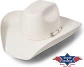 Chapeau de laine Chapeau de feutre Chapeau occidental WYOMING SILVERBELLY taille 57