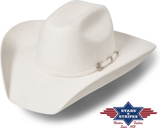 Chapeau de laine Chapeau de feutre Chapeau occidental WYOMING SILVERBELLY taille 57