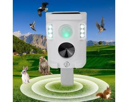 Equivera Kattenverjager - Ultrasone Kattenverjager - Kattenverdrijver - Kattenverschrikker - Dierenverjager - Ultrasone Verjagers