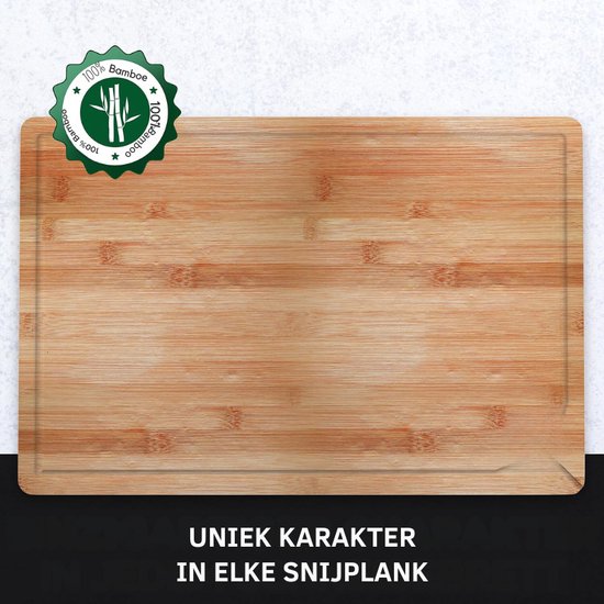 Tabla multiusos de Bambu 20 x 30 x 2 cm