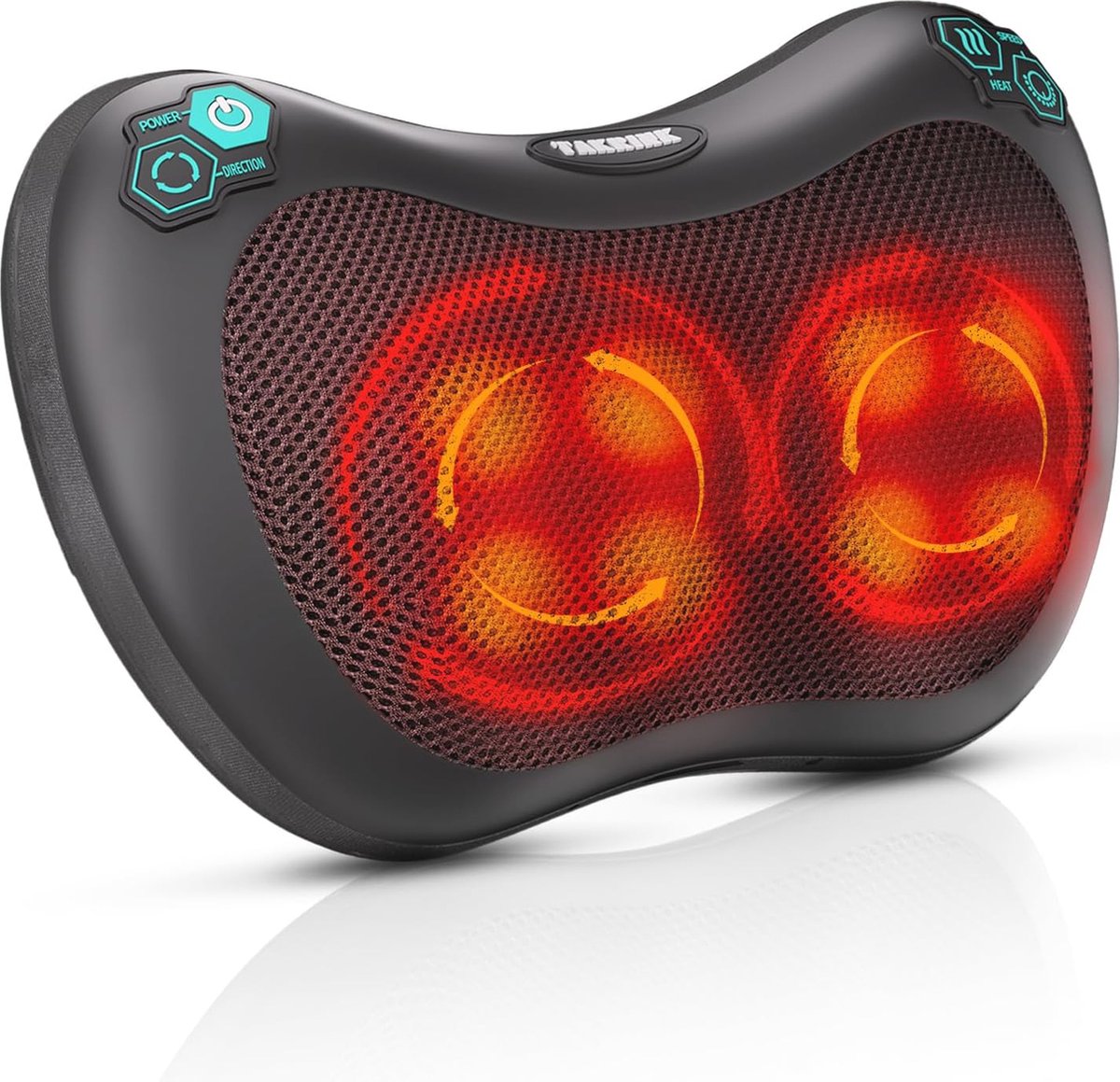 Goedkoopste Shiatsu Massagekussen met Verwarming en 8 Knopen voor Diepe Spiermassage