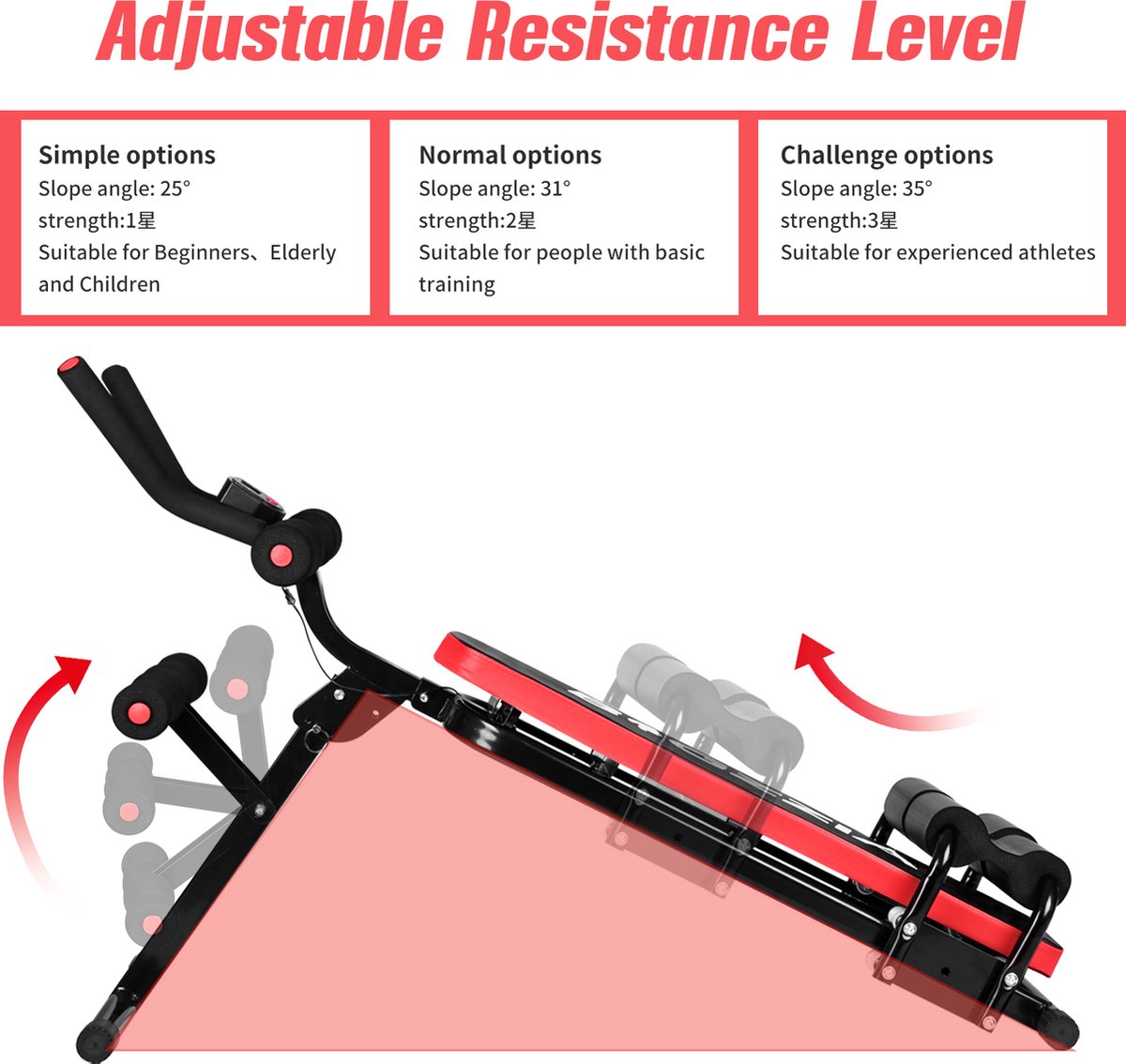 DMN Europe 5 Minute Shaper Opvouwbare Buikspiertrainer - afbeelding 2