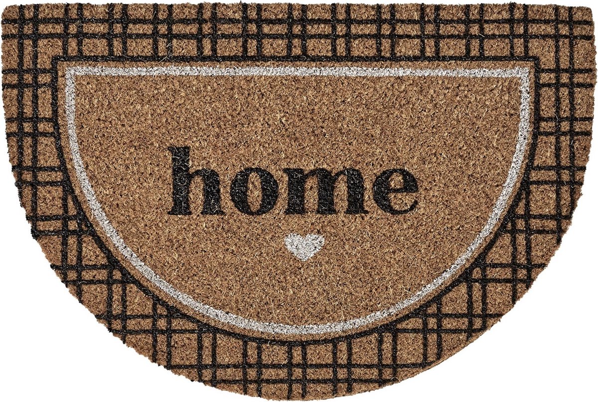 MD-Entree MD Entree - Deurmat - Kokosmat - Finesse - Wire Home - 40 x 60 cm Bruin