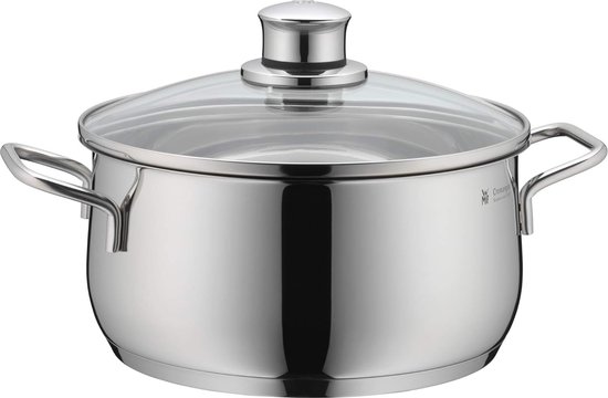 Silit Agaat kookpan hoog 16 cm, glazen deksel, vleespan 1,9 l Silit Agaat kookpan hoog 16 cm, glazen deksel, vleespan 1,9 l