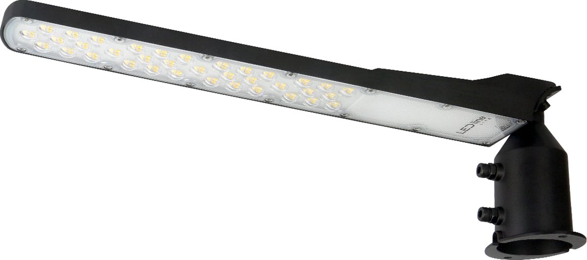 LED Line - LED Straatlamp IP65 - Zwart modern - 100W 10000Lm | retrofit 60mm | 840 Koel Wit