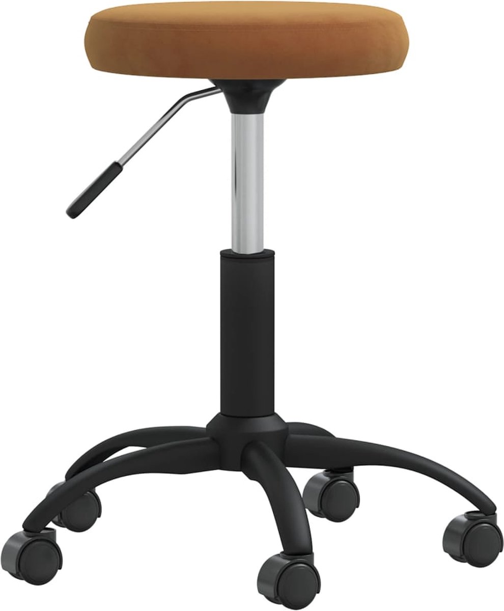 Goedkoopste vidaXL - Massagekruk - fluweel - bruin