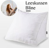 Bline Leeskussen – Ergonomisch Leeskussen voor in Bed – Traagschuim – Bookseat – Zitkussen – Ondersteuning bij Lezen – Met Zijvak