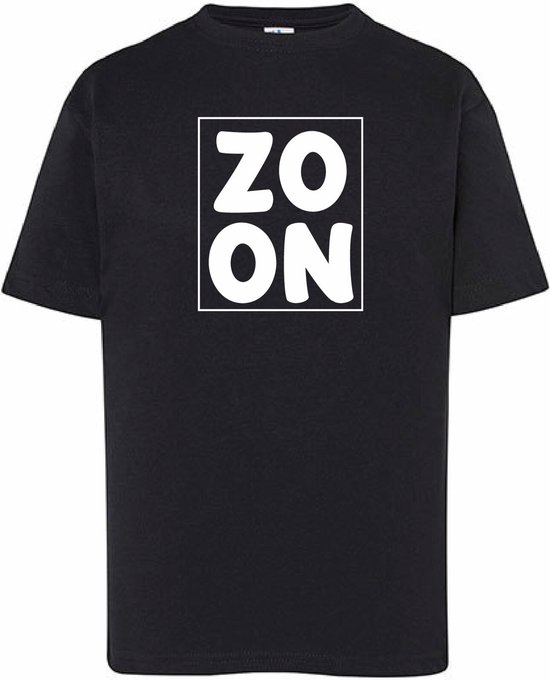 Kids - T- Shirts - Son square - Zwart-86