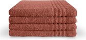 Serviettes Byrklund 70x140 - lot de 5 - Qualité hôtelière - Terra
