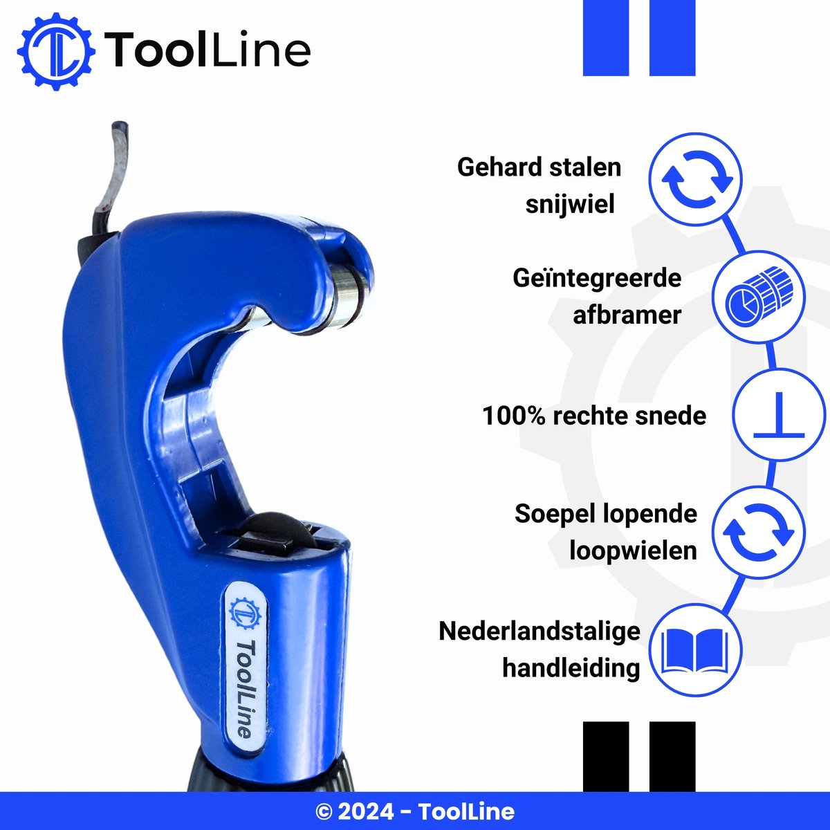 ToolLine Pijpsnijder 3-35mm - Met Ontbramer thumbnail 2