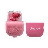Glam and Go - Facial Ice Cube - Ijsroller - Gezicht Roller Siliconen - Ijs Roller - Contour Cube - (Gua Sha, 2 Borstels, Trechtertje, Recepten)