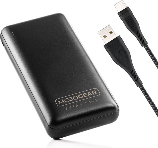 MOJOGEAR Mini XL 20.000 mAh Powerbank Extra Fast - MOJOGEAR - €38,99
