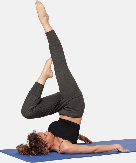 Bellivalini Dames Yogabroek - Sport - Vrijetijdsbroek - Lang - Viscose - Sportbroek - BLV-BLV50-276-YPS - Donker melange - XS van Bellivalini — afbeelding 5