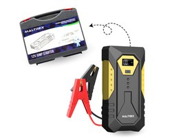 4in1 12V Jumpstarter - Voor Auto, Motor of Boot - Jump Starter Starthulp met Powerbank, LED Zaklamp en SOS Noodlicht - In Opbergkoffer