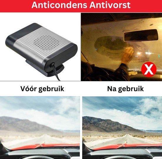 12 V Auto Heater Ventilator, MoreChioce 500 W Draagbare Elektrische Ventilator Heater Auto Interieur Heater Ontdooier Demister voor Auto Caravan Boten Vrachtwagens Camper