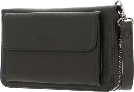 SEIDENFELT MANUFAKTUR Porte-monnaie Sac téléphone portable Linsell Multi Wallet Antracite Gris foncé