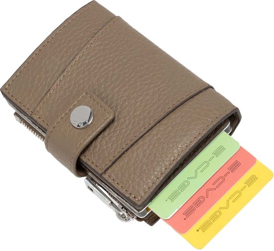 JOOP! Étui pour carte de crédit Giada C - Four E - Cage Taupe