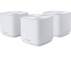 ASUS ZenWiFi XD4 Plus – Mesh Wifi – WiFi Versterker – Wit – 3-pack – Wandmontage