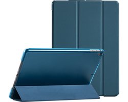 YONO Hoes geschikt voor Apple iPad 9 10.2 inch - 9e Generatie - 8e - 7e - 2021 - 2020 - 2019 - Case Cover - Tablet Hoesje - Donkerblauw