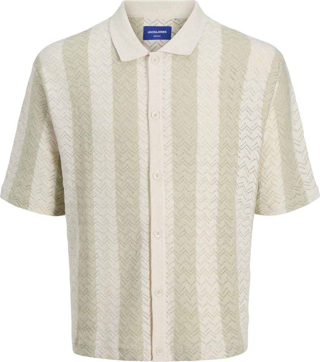 Jack & Jones Gebreide overhemd Gestructureerd Gebreide overhemd