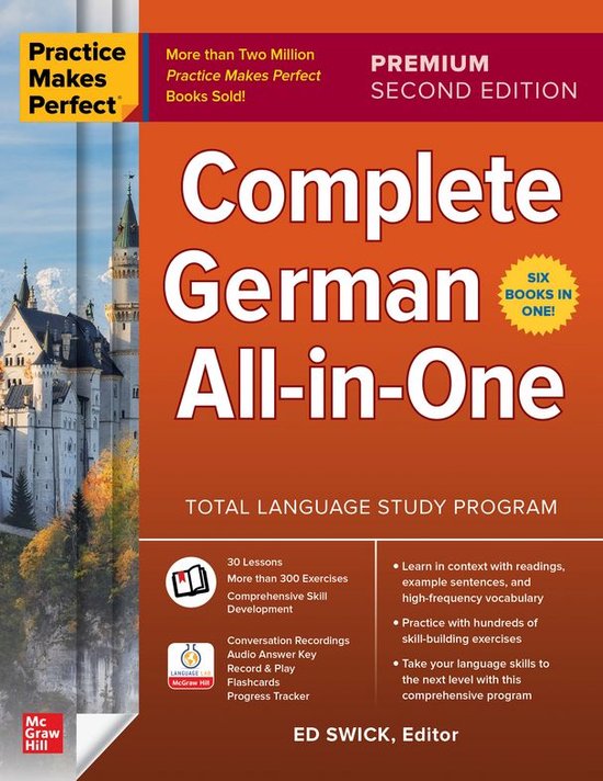 Practice Makes Perfect: Complete German All-in-One, Premium  ... - cover