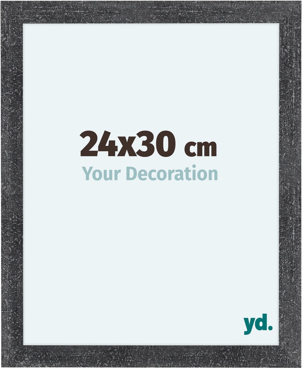 yd. Your Decoration - Fotolijst 24x30 cm - MDF - Grijs Geveegd - Como