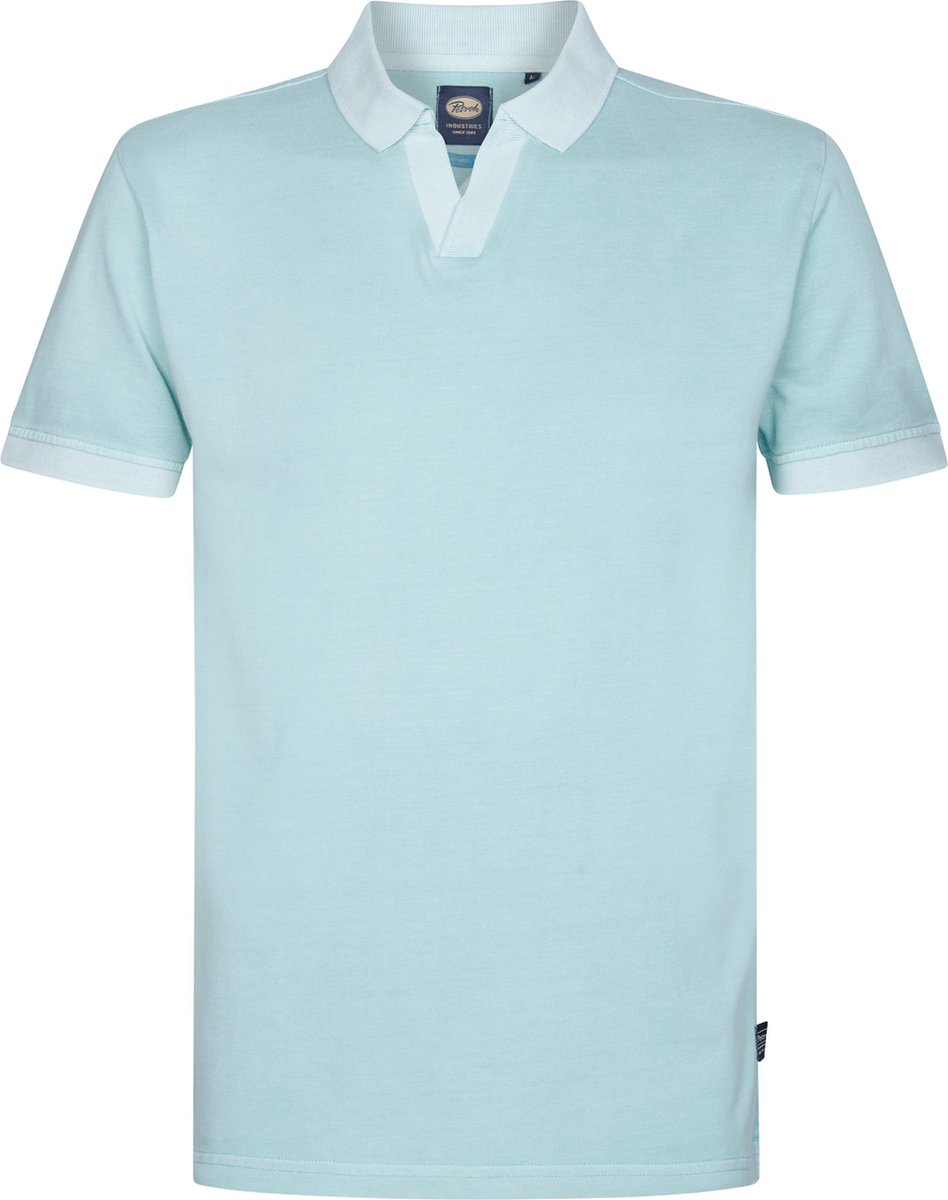 Petrol Industries - Heren Piqué Polo Cayside - Blauw - Maat M