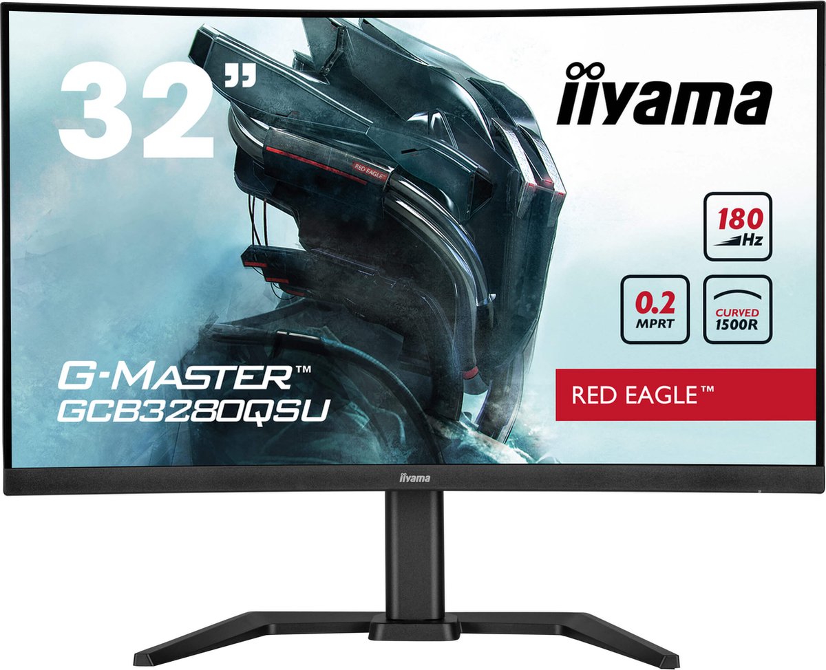 iiyama G-Master GCB3280QSU-B2 Red Eagle - 32" QHD 180Hz curved thumbnail 6