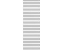 vidaXL - Zebra - rolgordijn - 70x230 - cm - stofbreedte - 65,9 - cm - lichtgrijs
