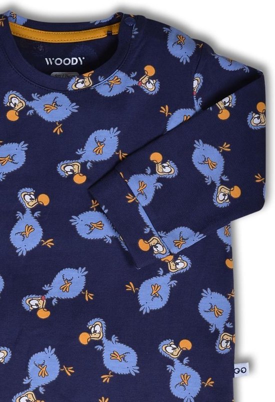 Woody pyjama unisex - - blauw 192-3-PLC-S/932 - maat 74 |