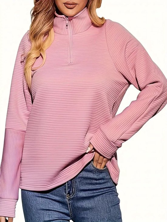 Carefree Vibe - Sweater met halve rits voor Dames | Roxy