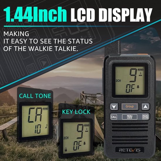 RB668 PMR446 Talkie-walkie portable de type C sans licence