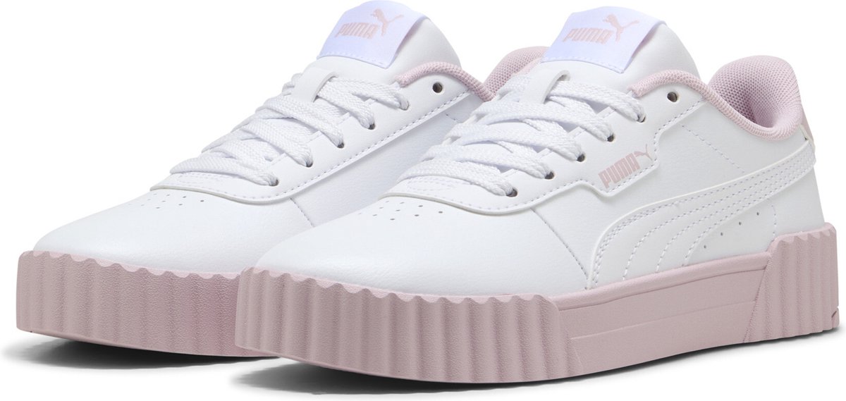 PUMA Carina 3.0 Cutie Jr Meisjes Sneakers PUMA -Rose Mauve Wit