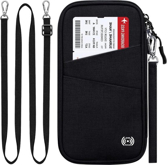 PORRASSO Mannen Portemonnee RFID Blokkeren Tri-fold Portemonnee Echt Leer Kaarthouder, Zwart C, Bifold PORRASSO Mannen Portemonnee RFID Blokkeren Tri-fold Portemonnee Echt Leer Kaarthouder, Zwart C, Bifold