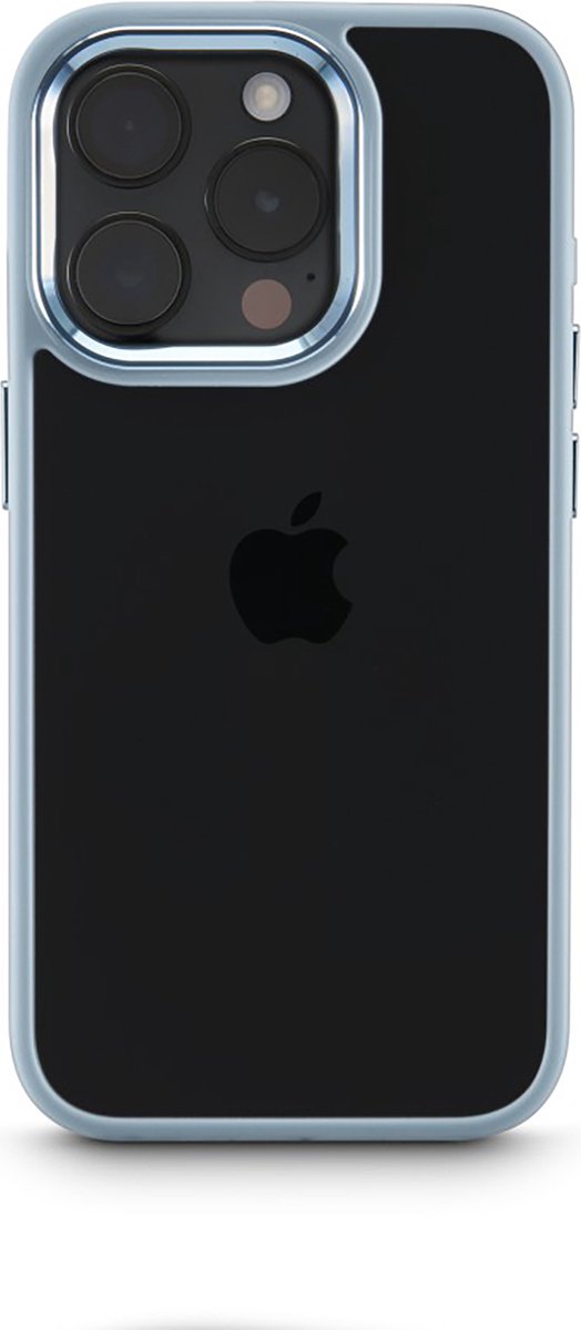 Hama Cam Protect Cover geschikt voor iPhone 15 Pro - Transparant Blauw