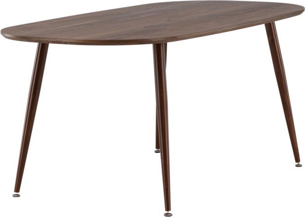 Svea - Viro deens ovale eettafel - 180 x 90 cm - donkerbruin