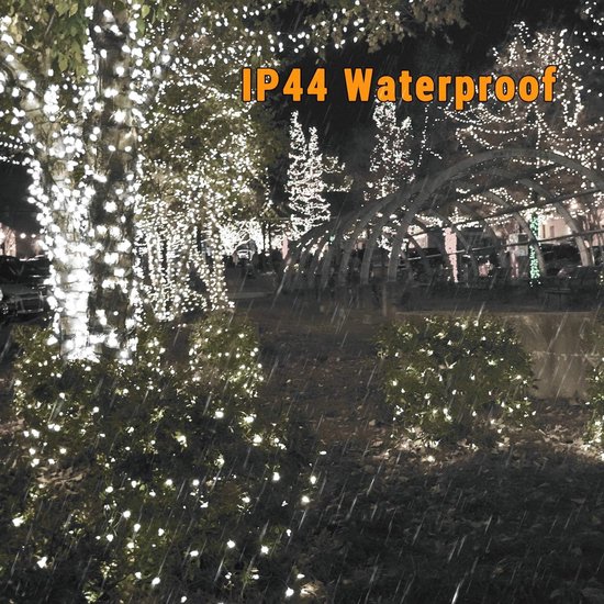 Kerstverlichting voor Buiten,24m 800 LED Lichtsnoer met Ijspegels,8