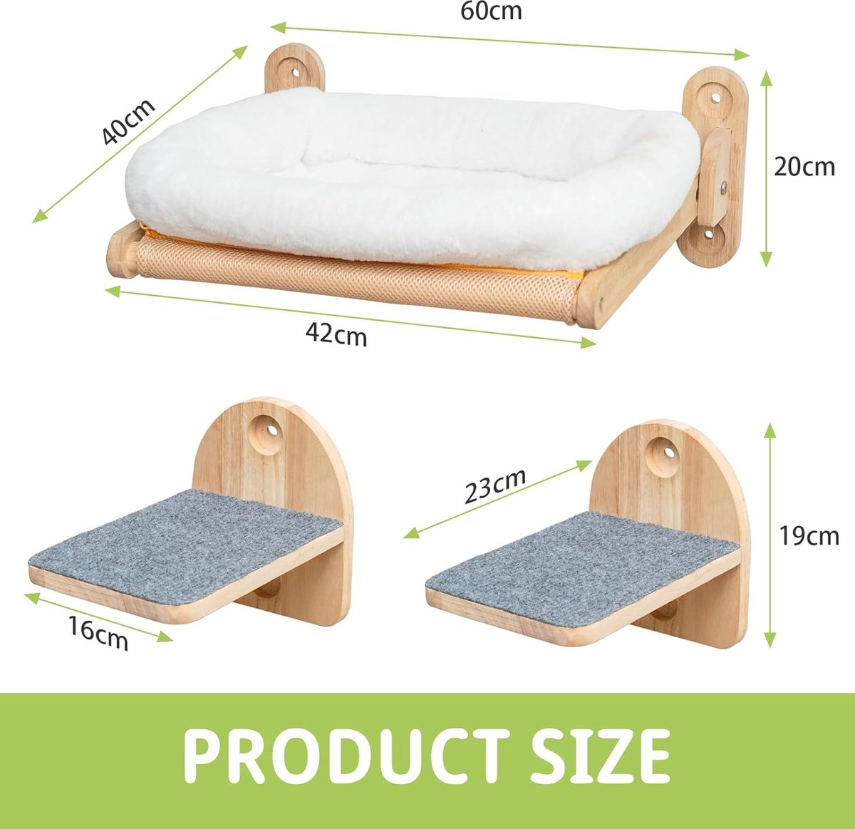 Kattenhangmat, Kattenmat Voor Aan Het Raam, Wandhangmat, Grote Ligplek Kantelbaar Voor Katten Tot 25 Kg Super Stabiel Kattenbed Om In De Zon Te Liggen 54 X 30 Cm Kattenhangmat, Kattenmat Voor Aan Het Raam, Wandhangmat, Grote Ligplek Kantelbaar Voor Katten Tot 25 Kg Super Stabiel Kattenbed Om In De Zon Te Liggen 54 X 30 Cm