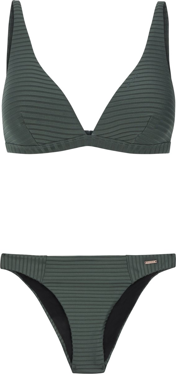Protest PRTMAUDY Dames Triangelbikini Huntergreen