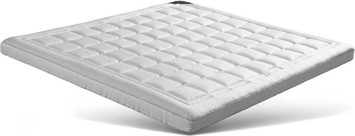 Caresse Topper 120x200 - HR Gelfoam - Caresse 855 - 13 cm dik - Anti allergisch Wit