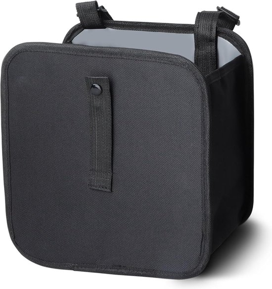 thumbnail: Upgrade4cars Auto Afvalemmer – Opvouwbare Prullenbak Met Deksel, 2 Liter, Voor Voetenruimte Of Hoofdsteun